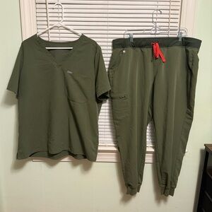 Figs Set XXL - Dark Olive